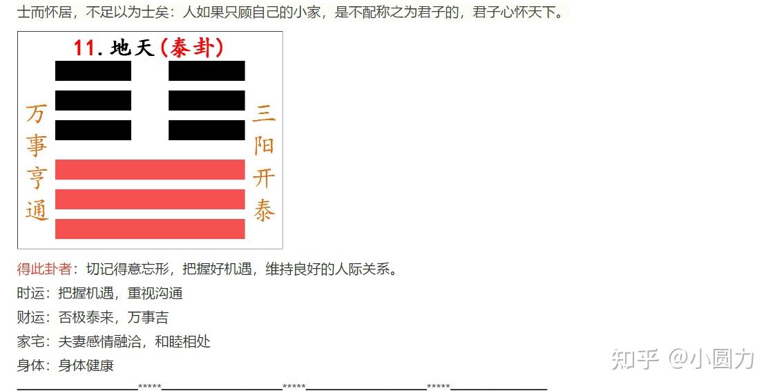 易经第11卦地天泰 - 知乎