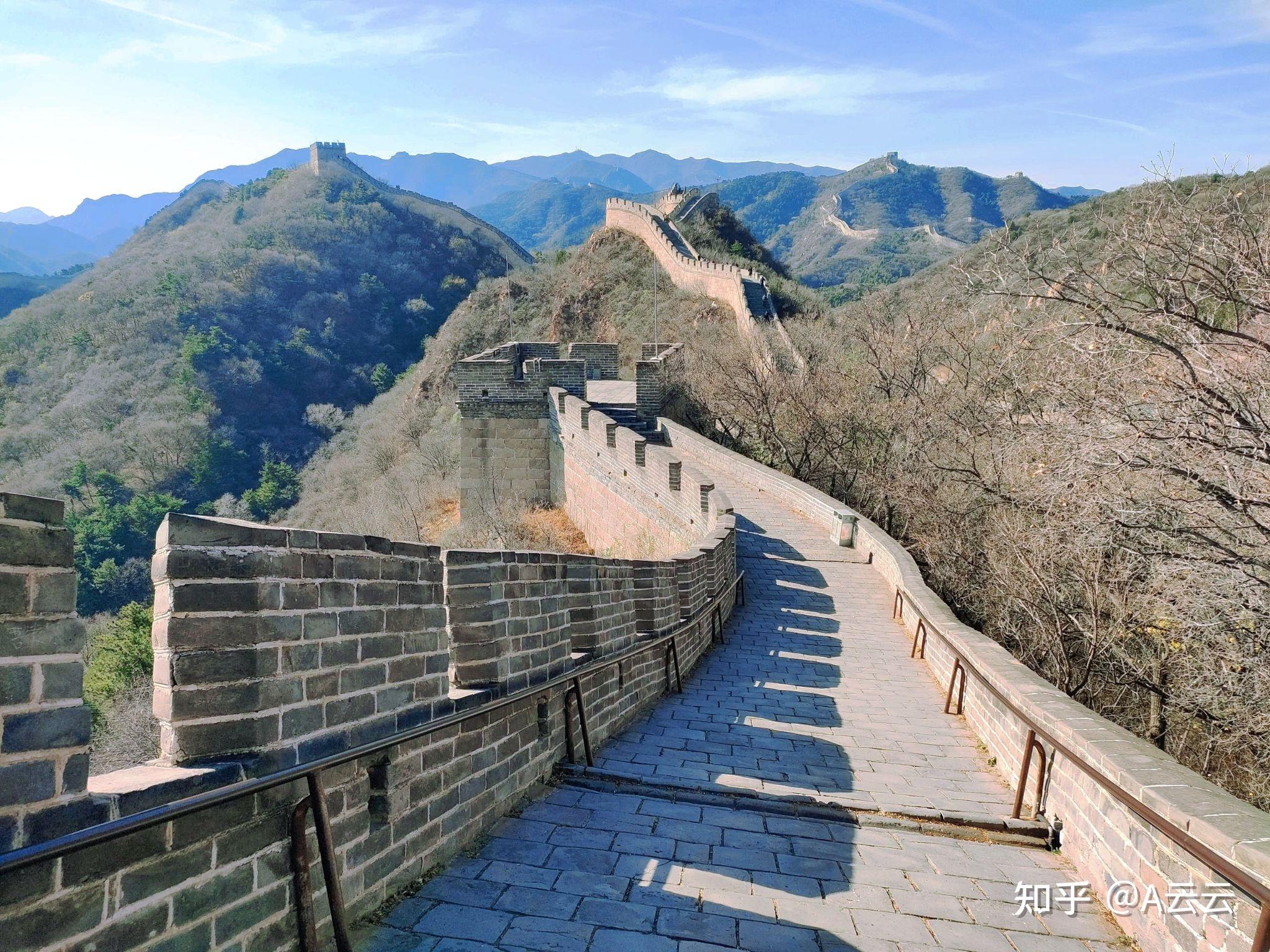 北京八达岭长城万里长城永不倒