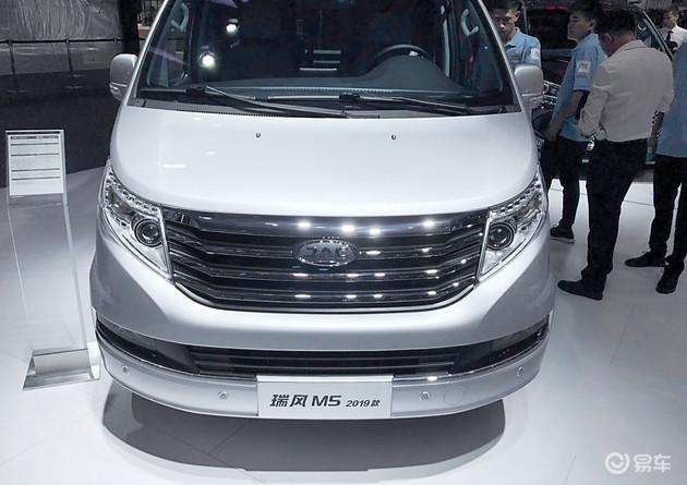 2018广州车展江淮新款瑞风m5上市售价13951665万元
