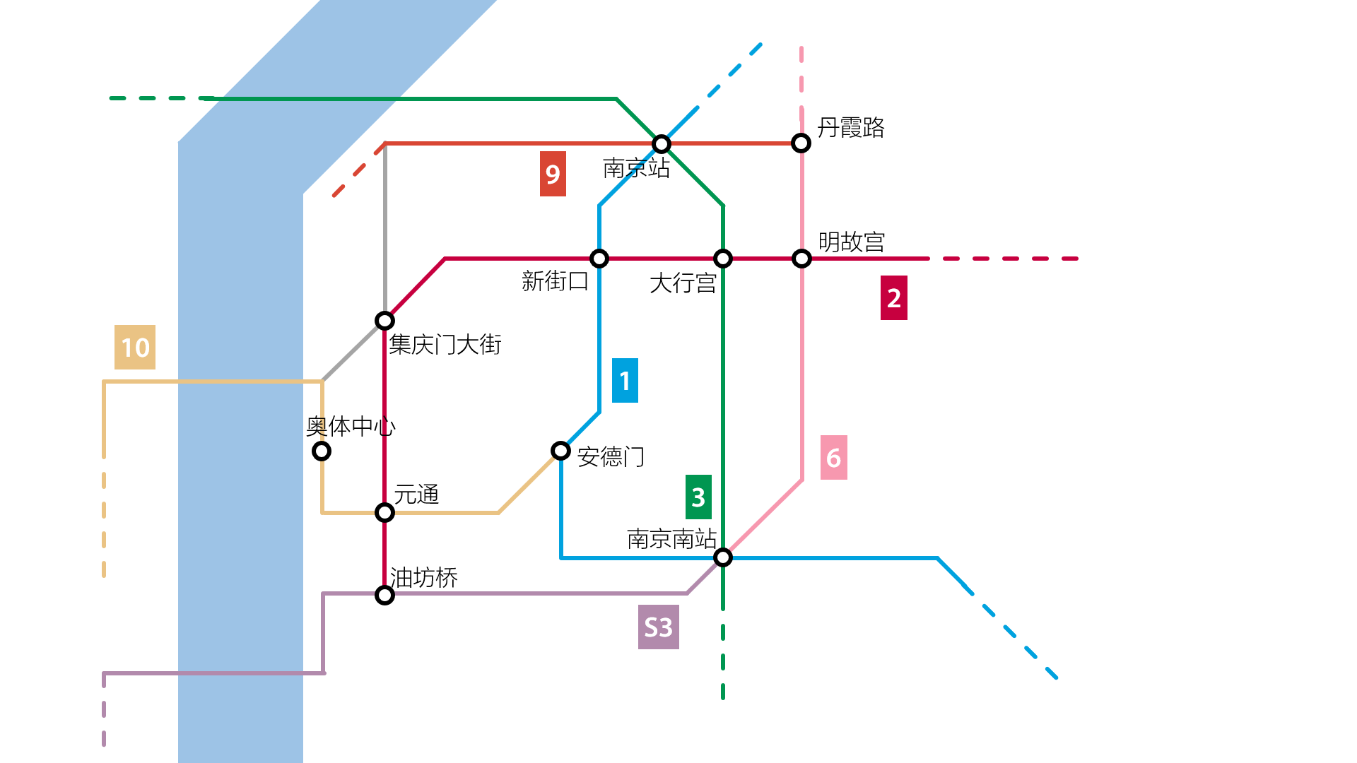 南京2号线西延线路图图片