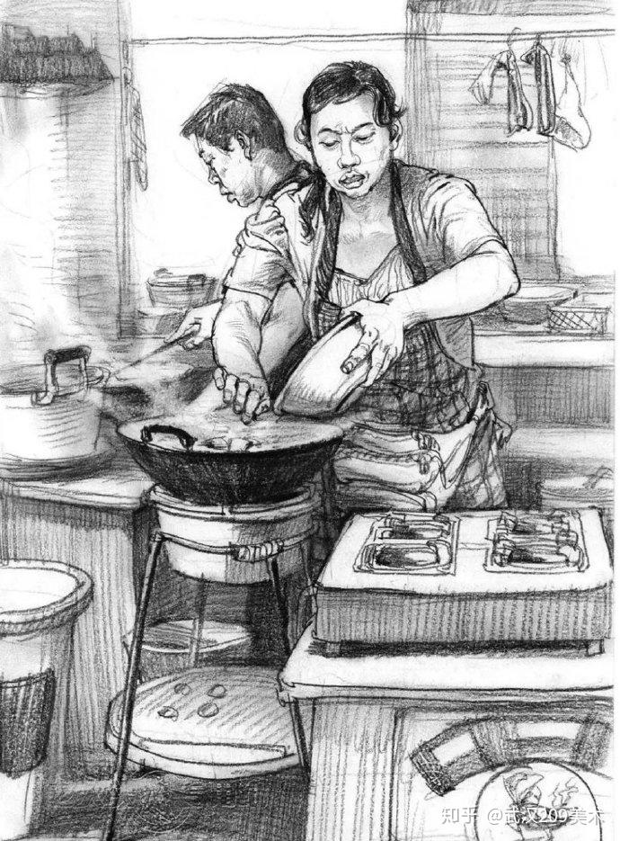 速写学会了观察方法怎么用