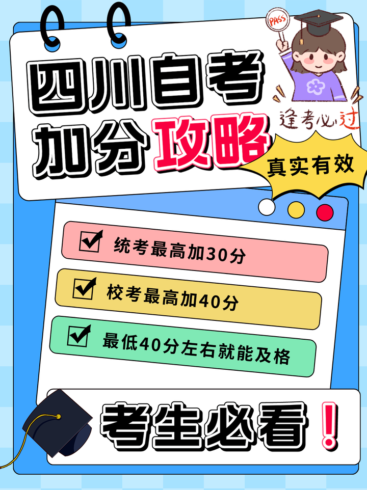 四川自考加分攻略来了指最高可加40分 - 知乎