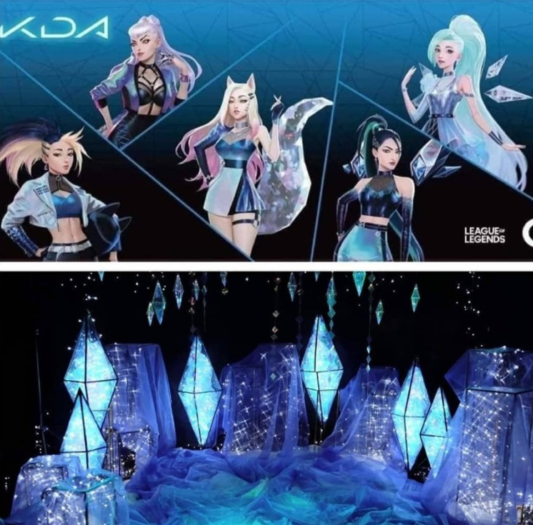 lolkda女团组合新形象曝光seraphine加盟成五人组合