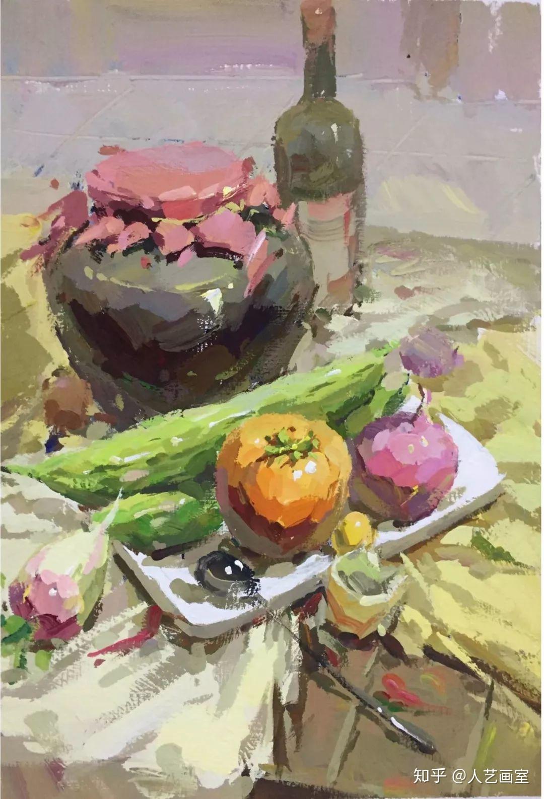 广州素描培训的老师教你如何控制色彩静物的色调与画面