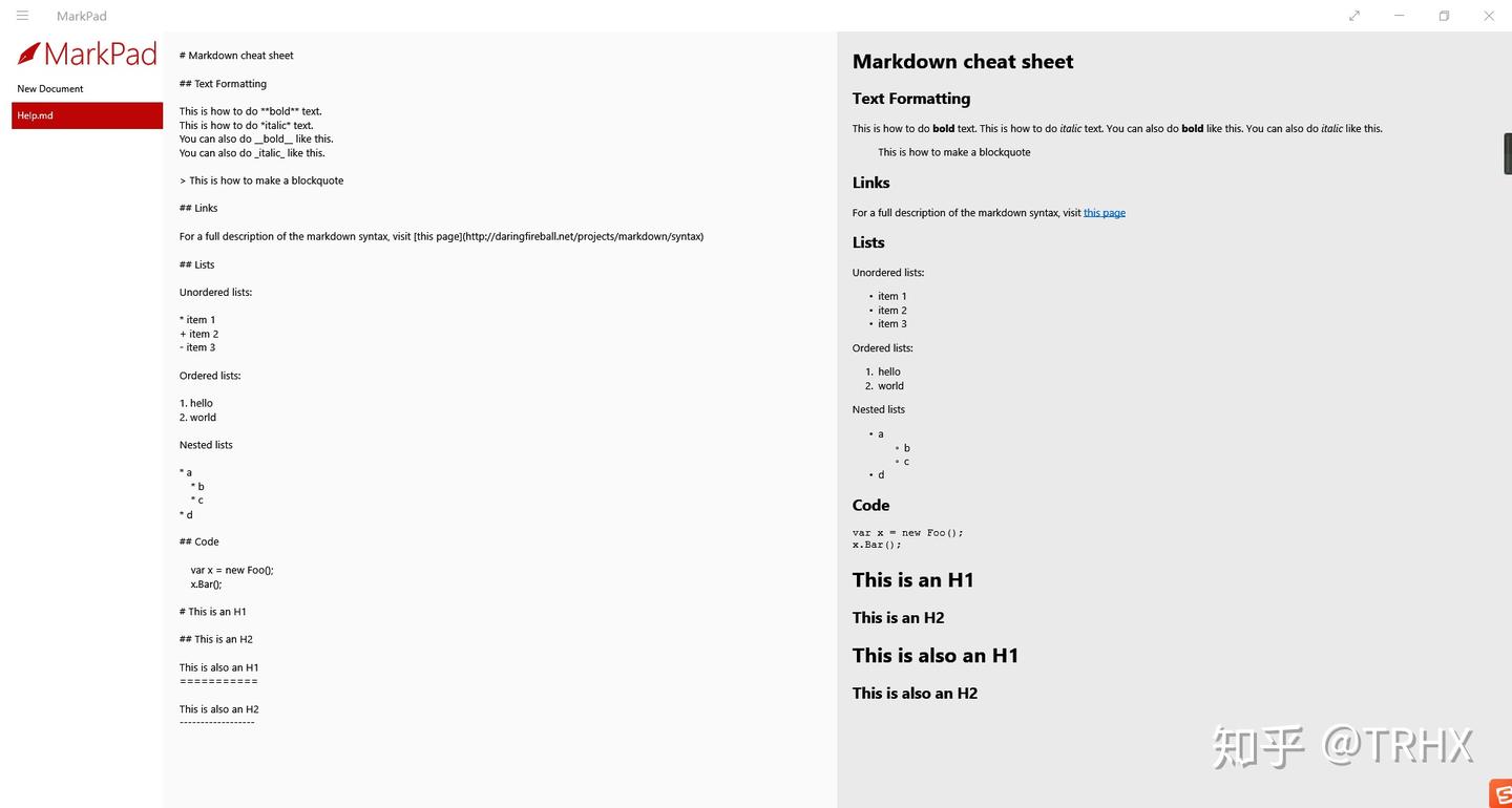 主流 Markdown 编辑器推荐 - 知乎