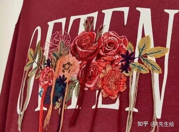 【干货】最全27种电脑绣花刺绣工艺案例 - 知乎
