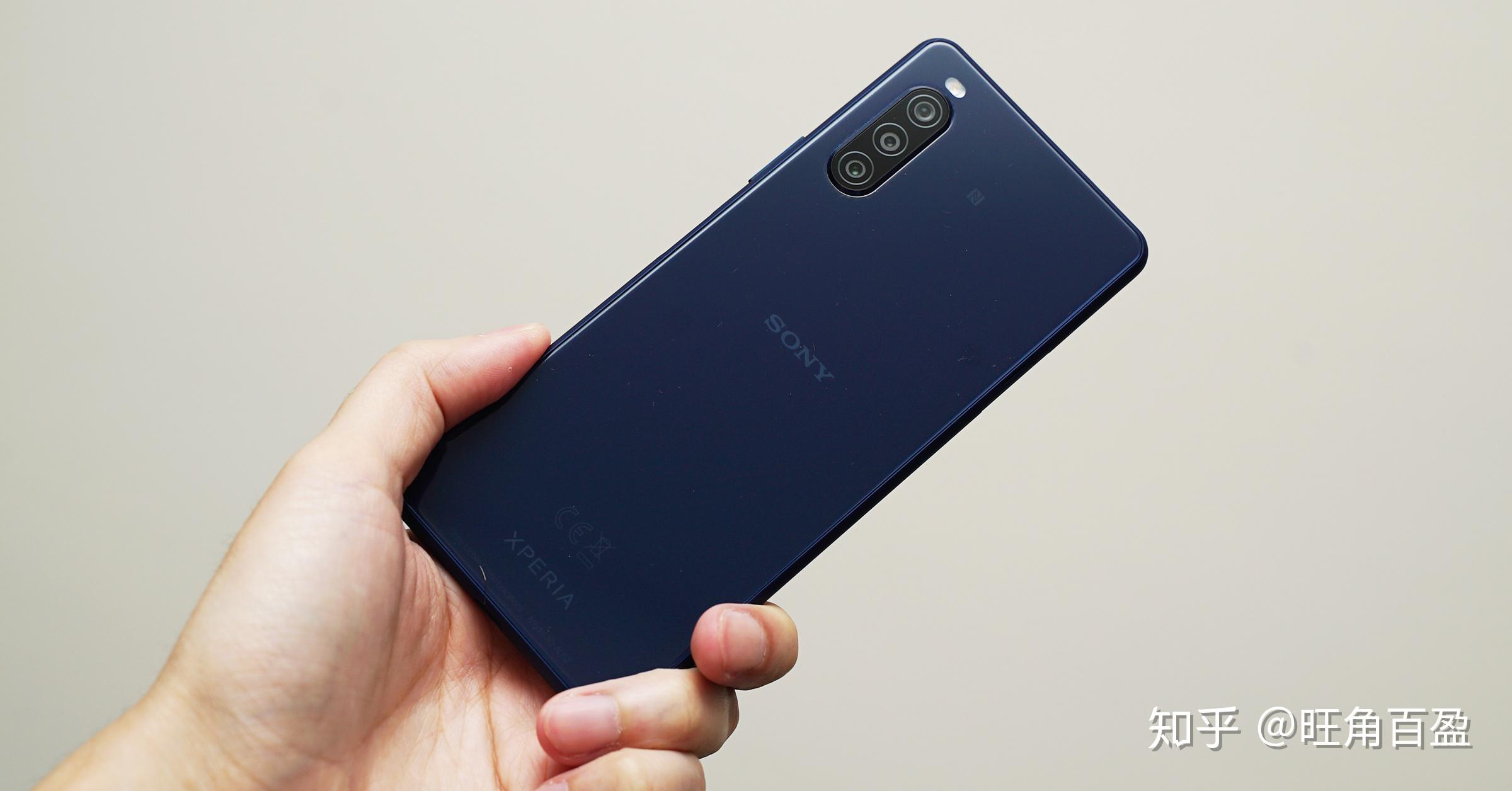 sony索尼xperia10ii霉果蓝色有一种蓝莓的味道开箱实拍细节图