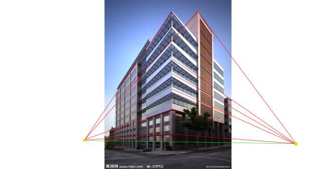 建筑学透视图不会画