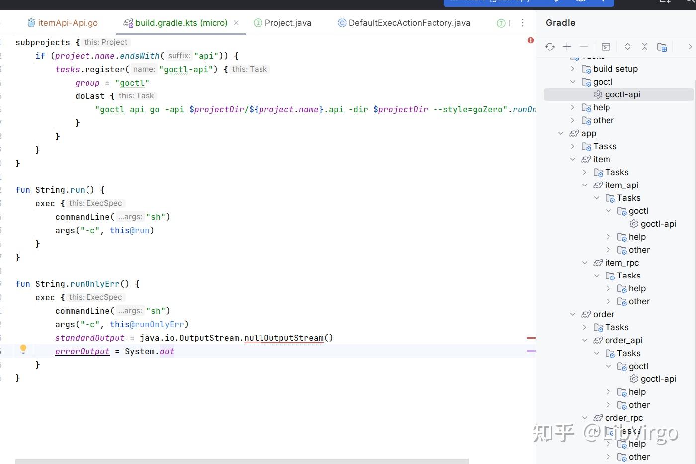 Gradle 实战 - 1 编写脚本优化go-zero开发工作流 - 知乎