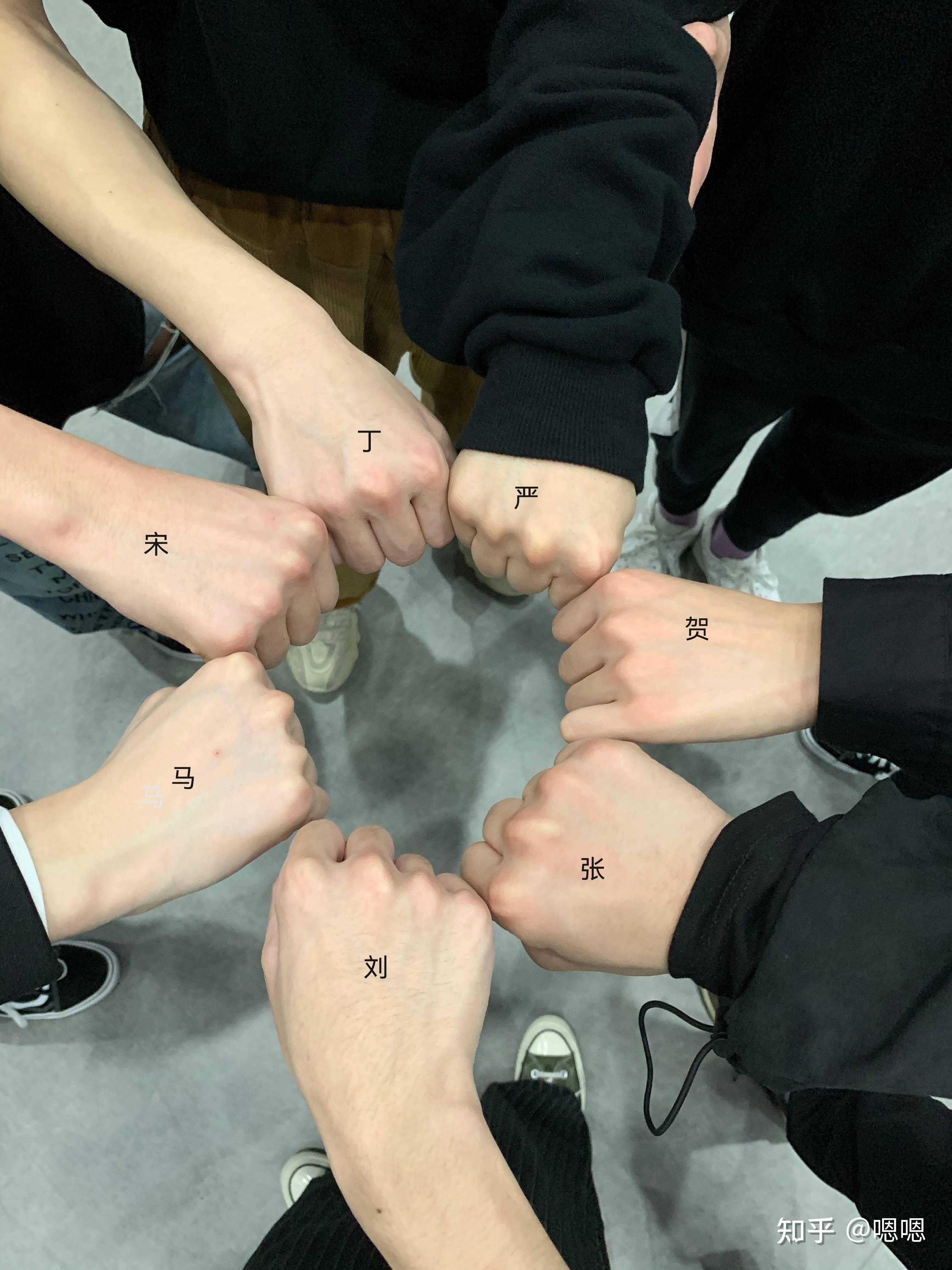 时代少年团手部合照谁都是谁呀? - 知乎