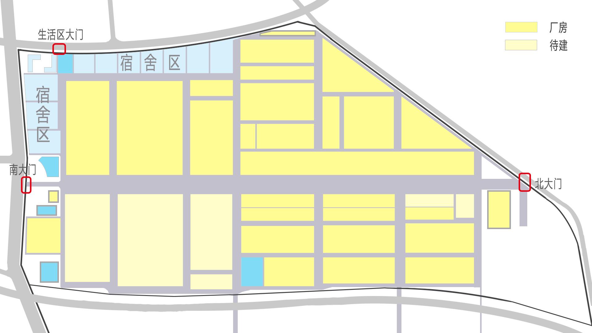 坪山比亚迪厂区地图图片