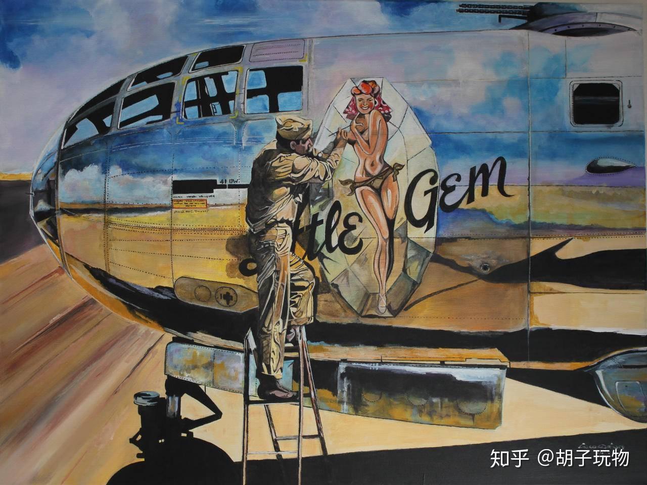 美军战机上的涂鸦机鼻画是飞行员们diy的吗