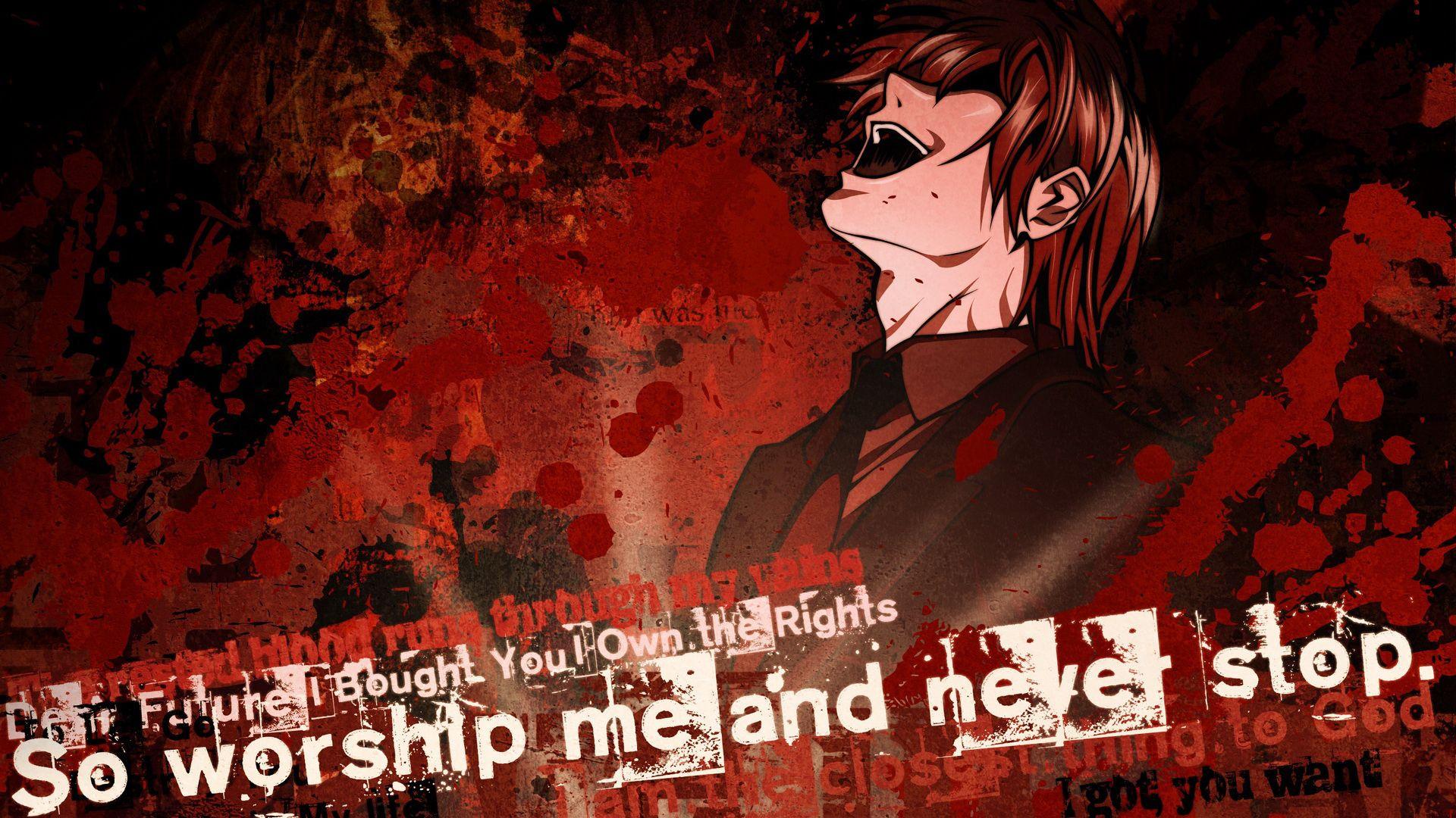 请问有没有关于动漫死亡笔记的图片推荐?