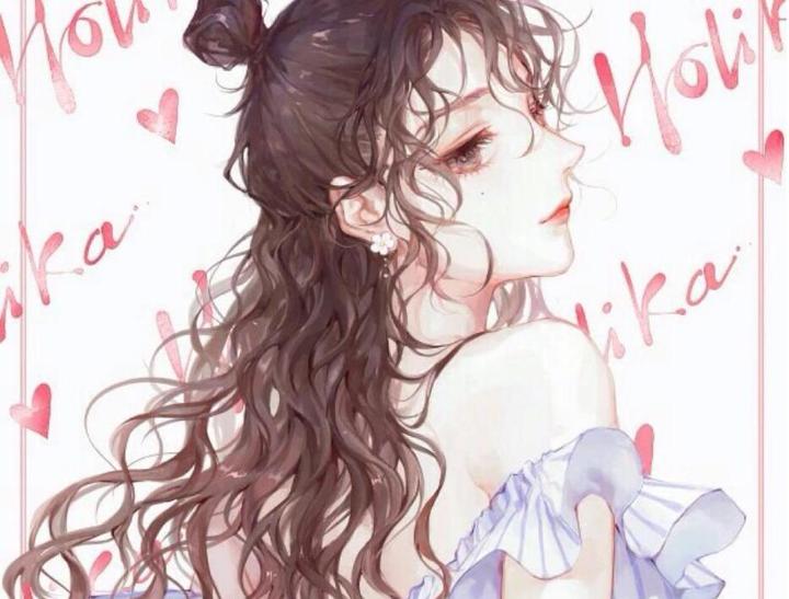 动漫里的大波浪卷发怎么画绘画教程