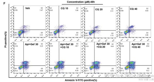 Sci赏图录 F Annexinv Pi凋亡实验 知乎