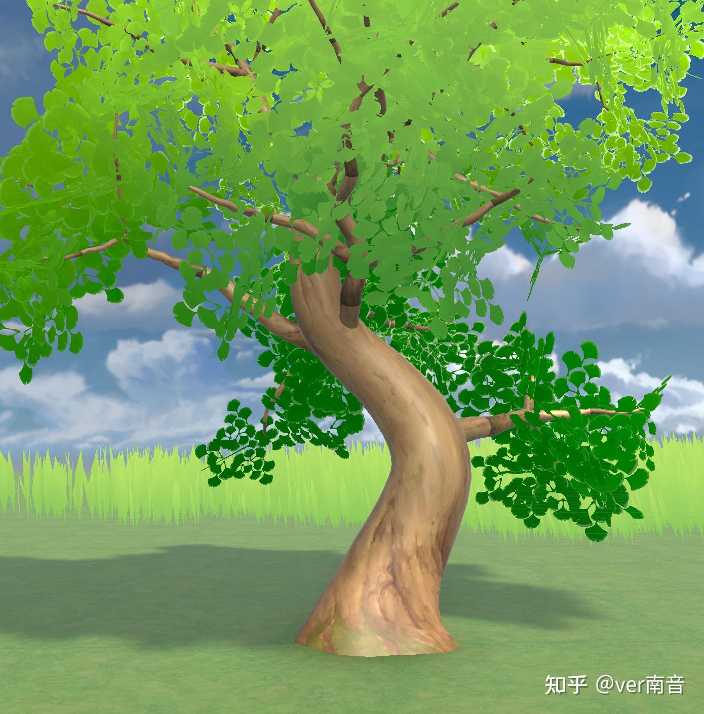[原神风格渲染01]URP下的树木建模+Shader还原 - 知乎