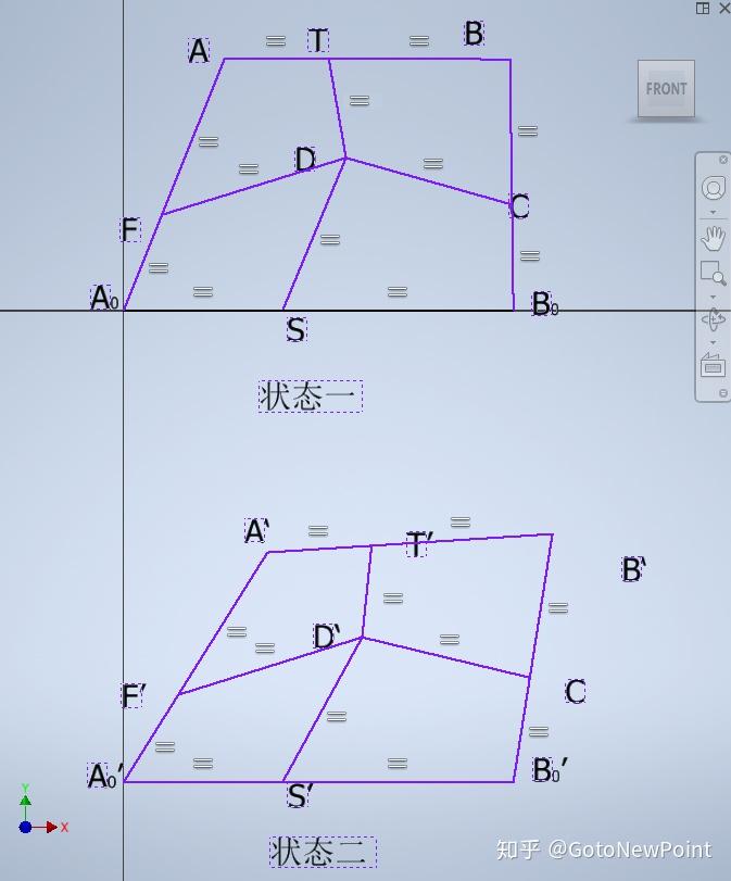 就像下圖的樣子:,′0a′s=0as,′s′0b=s0b