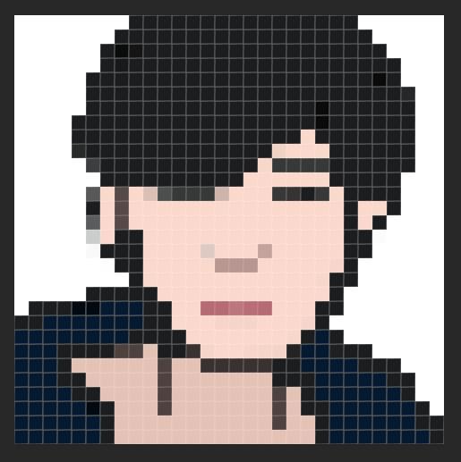 ps教程用ps把照片变为像素画