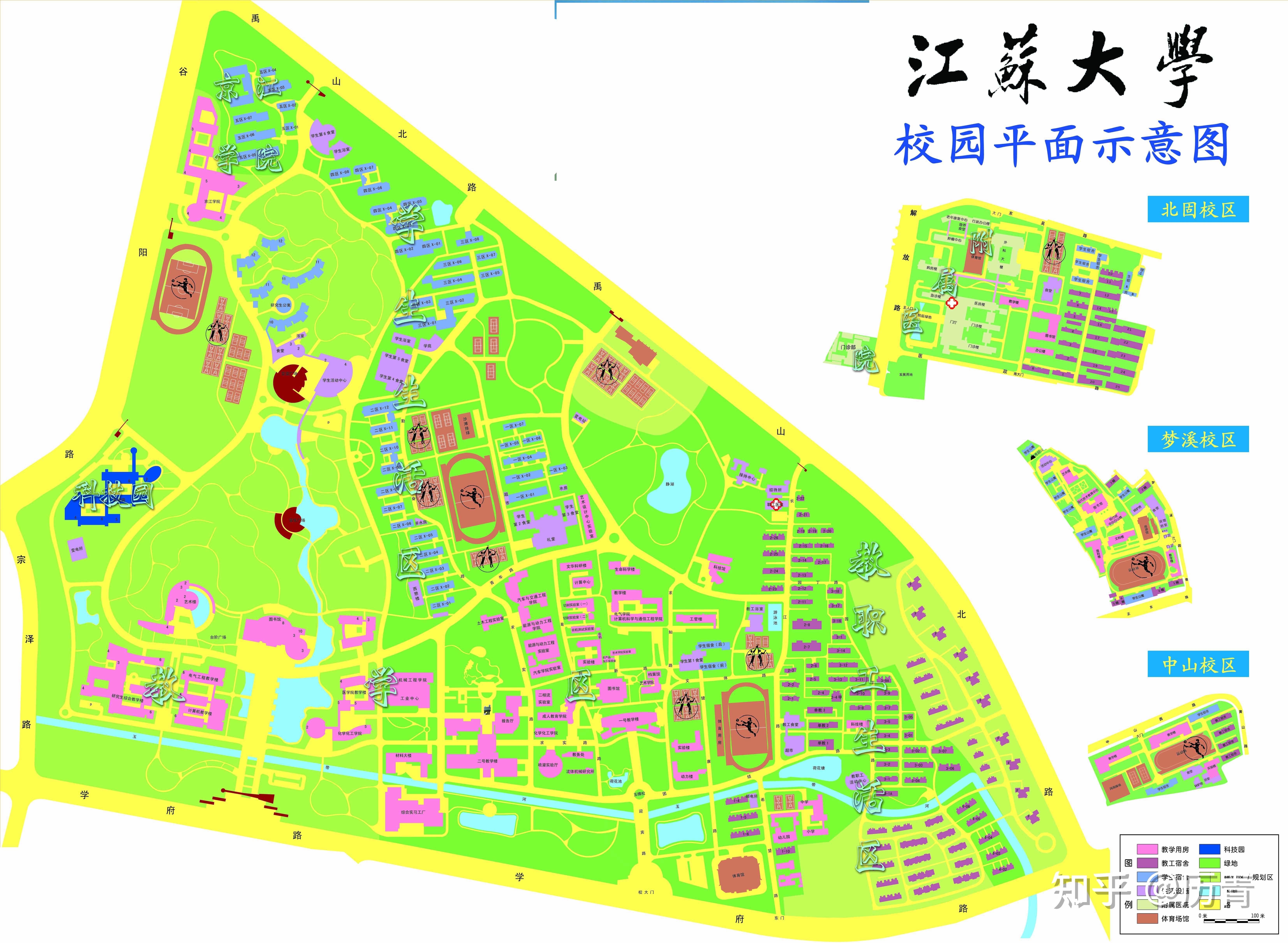 江苏大学地图 本部图片