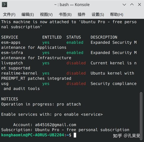 Ubuntu pro 