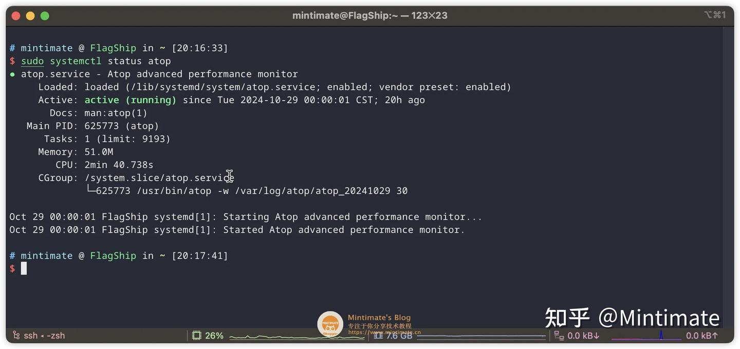 洞悉 Linux 系统运行细节，使用 atop 监测和回看系统负载状态 - 知乎