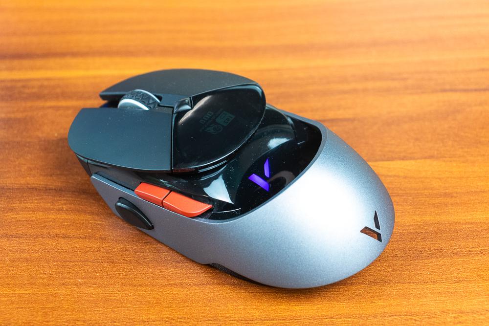 雷柏rapoovt960屏显双模无线rgb电竞游戏鼠标轻体验