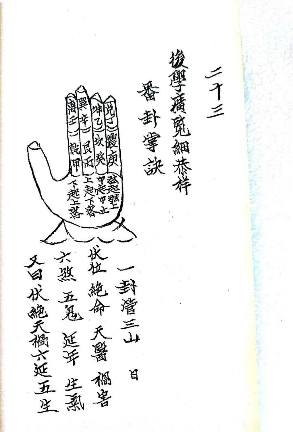 风水秘法古籍《阴阳手记》清抄本