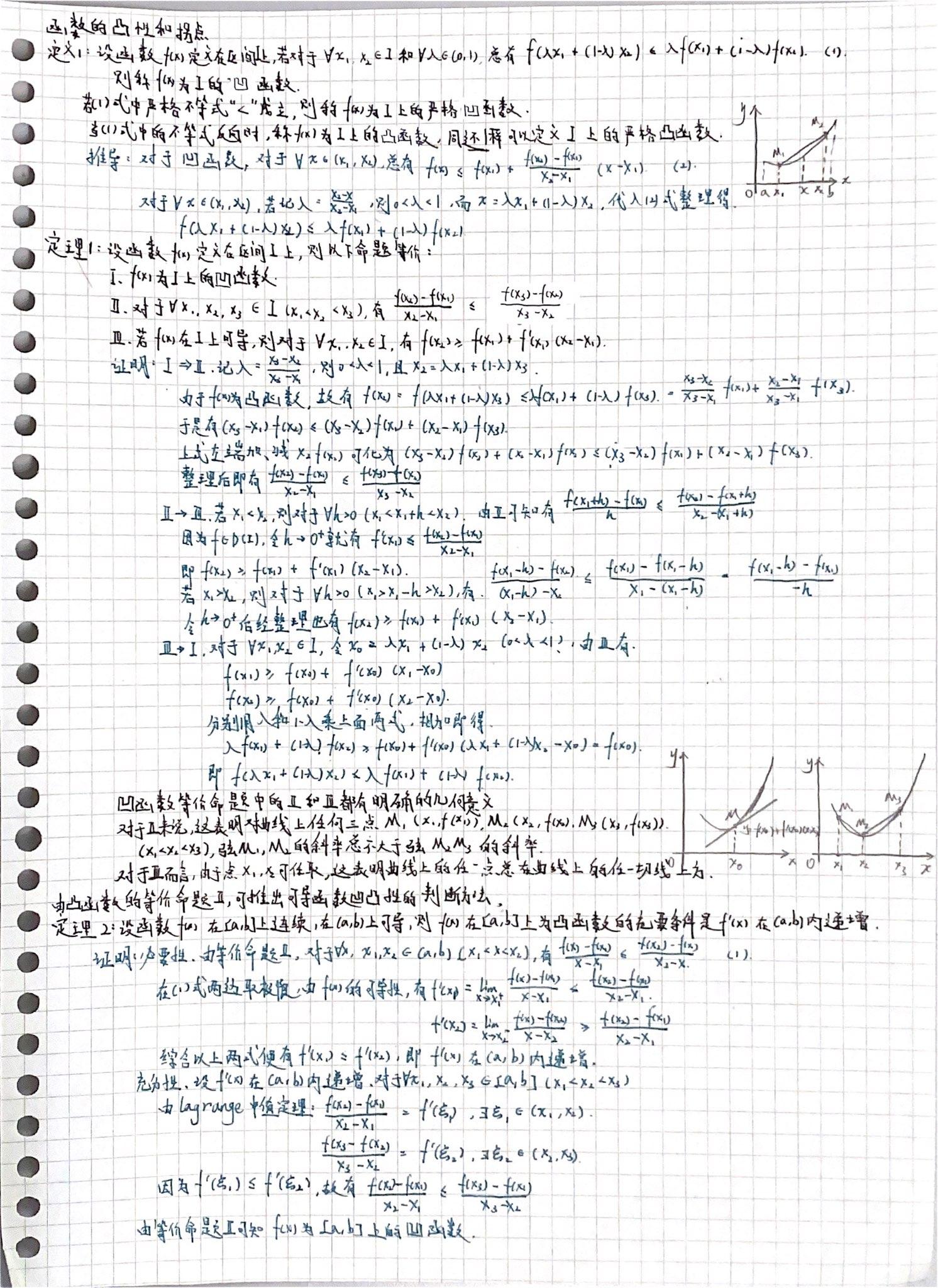 高等数学:函数单调性知识点整理笔记分享