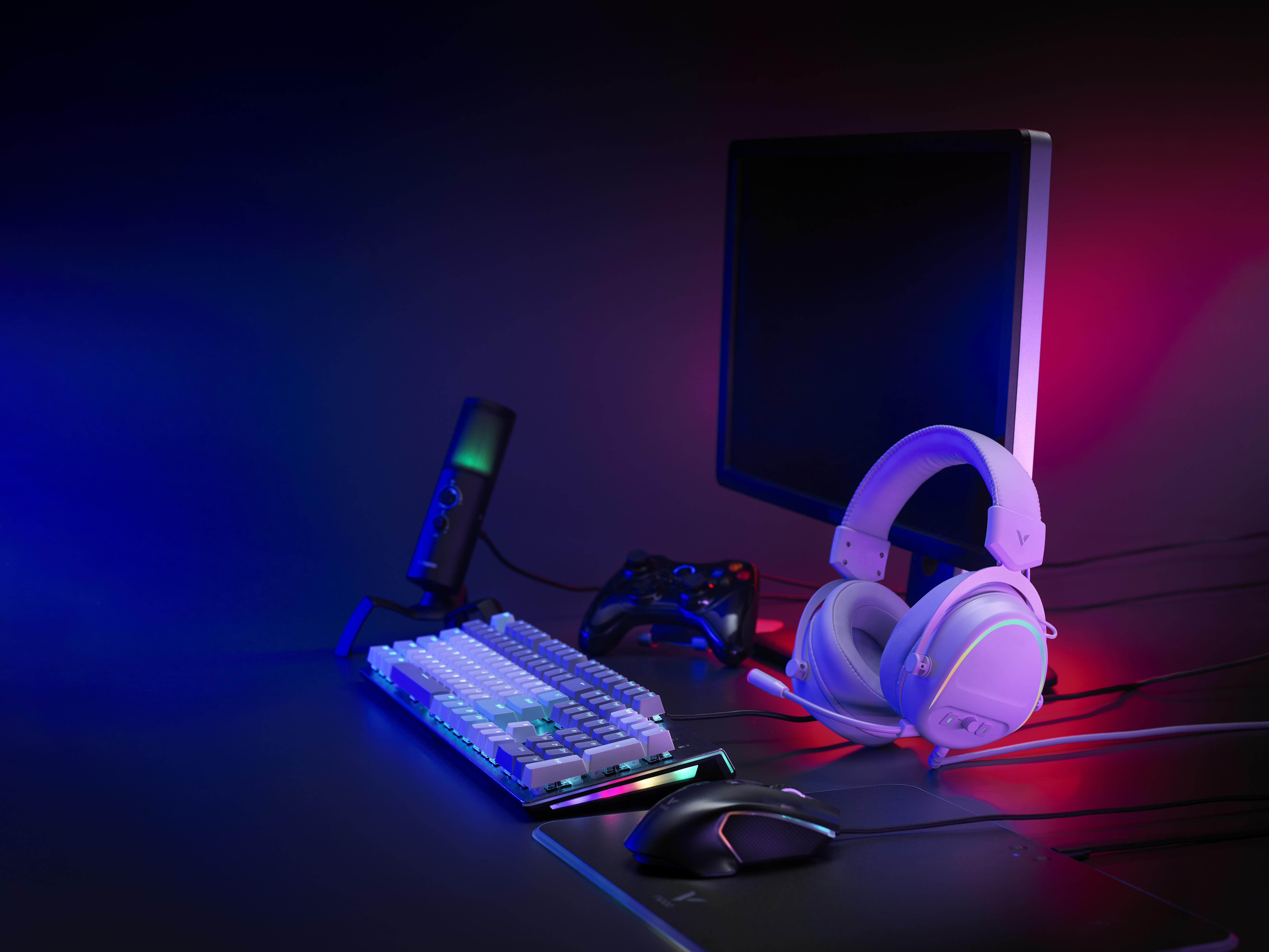 87键布局场景化游戏新体验雷柏v系列电竞游戏全家桶一站配齐