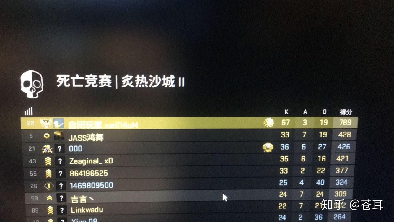 為什麼csgo死競很強競技卻很菜