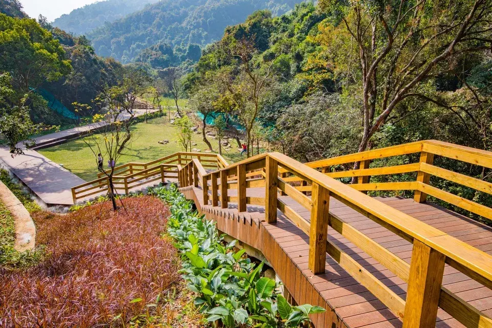 项目信息深圳市龙华区环城绿道羊台山段在人类扩张自身栖息地的同时