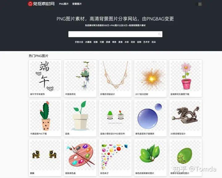 宝藏级网站!免费高质量透明PNG素材下载!看看这6个网站! - 知乎