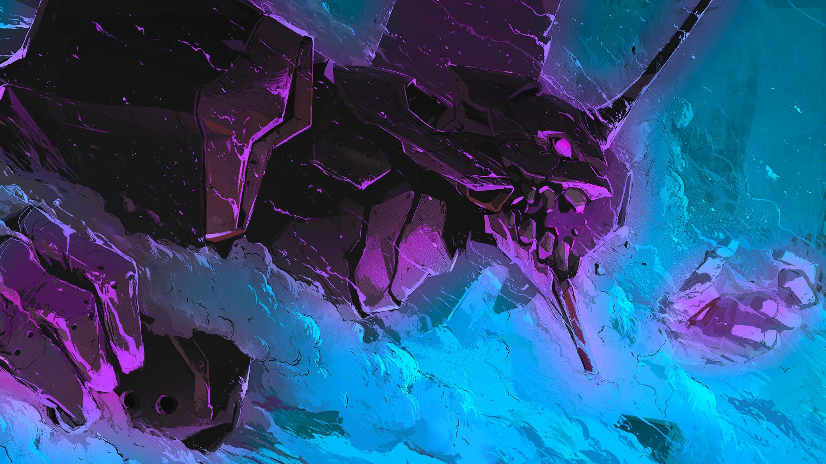 动画《eva》有没有什么好看的全面屏壁纸?