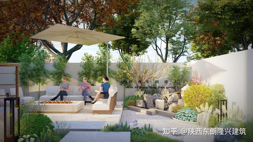 别墅花园设计,别墅庭院设计规划,自建别墅设计施工 - 知乎