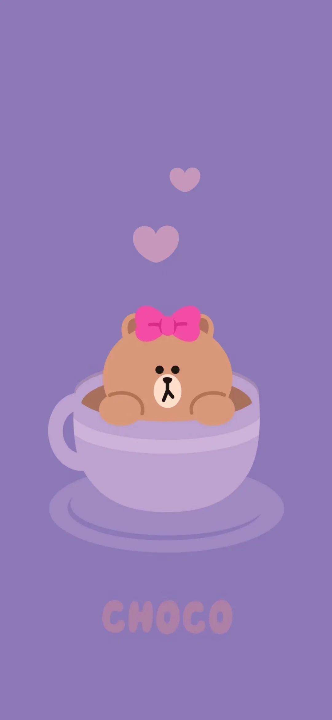 有没有好看的白色布朗熊壁纸