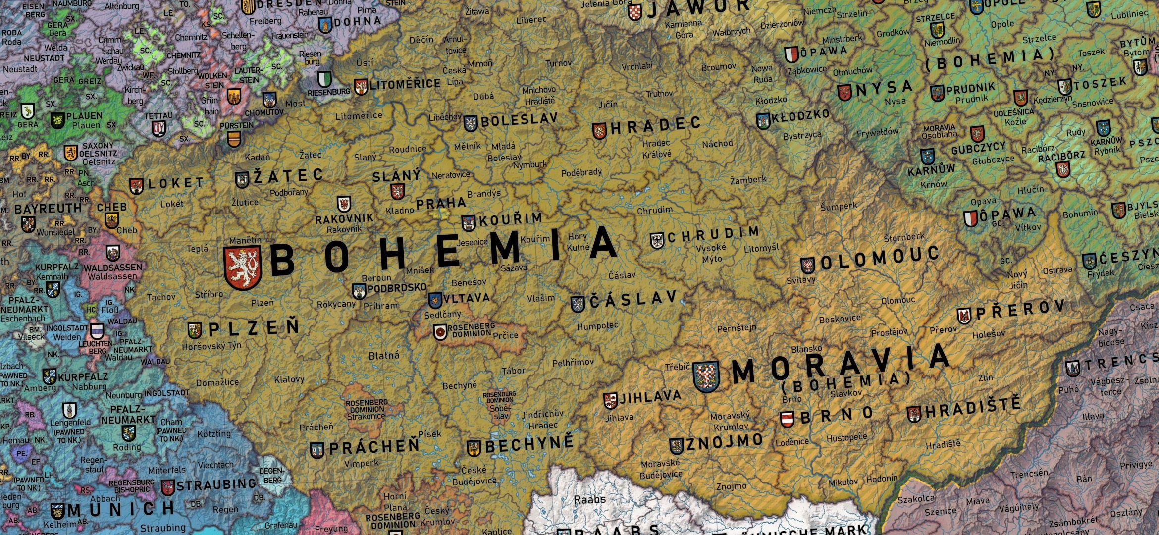 1444年神圣罗马帝国地图