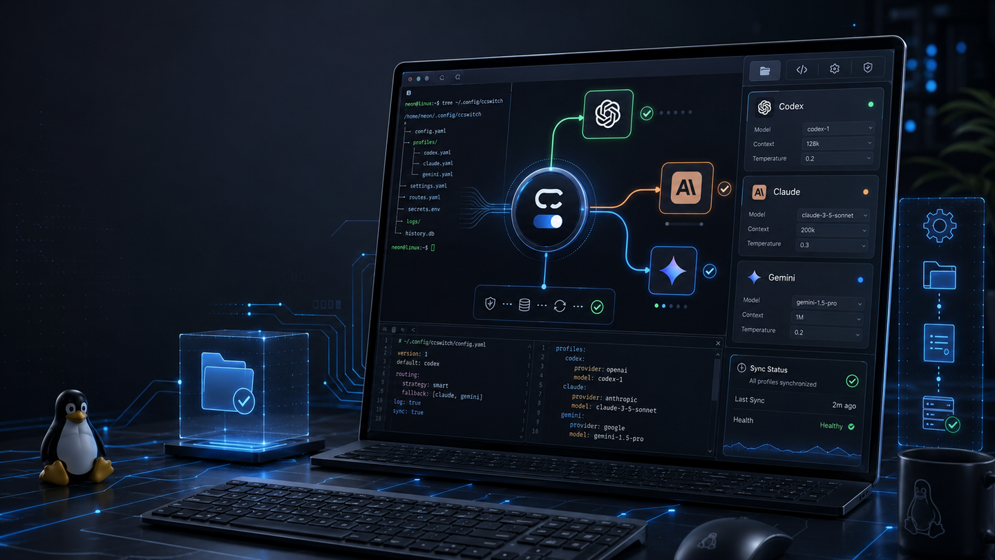 Linux 上用 CC Switch 管理 Codex、Claude、Gemini：别让配置越切越乱 - 知乎