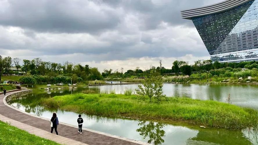 周末人较多优势:设施新,环境美,跑道状况好,交通便捷,成南跑步圣地