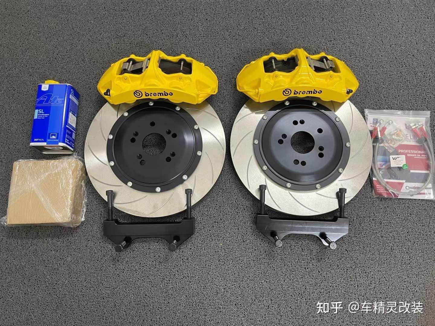 （全国刹车改装）brembo大六活塞卡钳，18寸及以上轮毂安装 知乎 8486