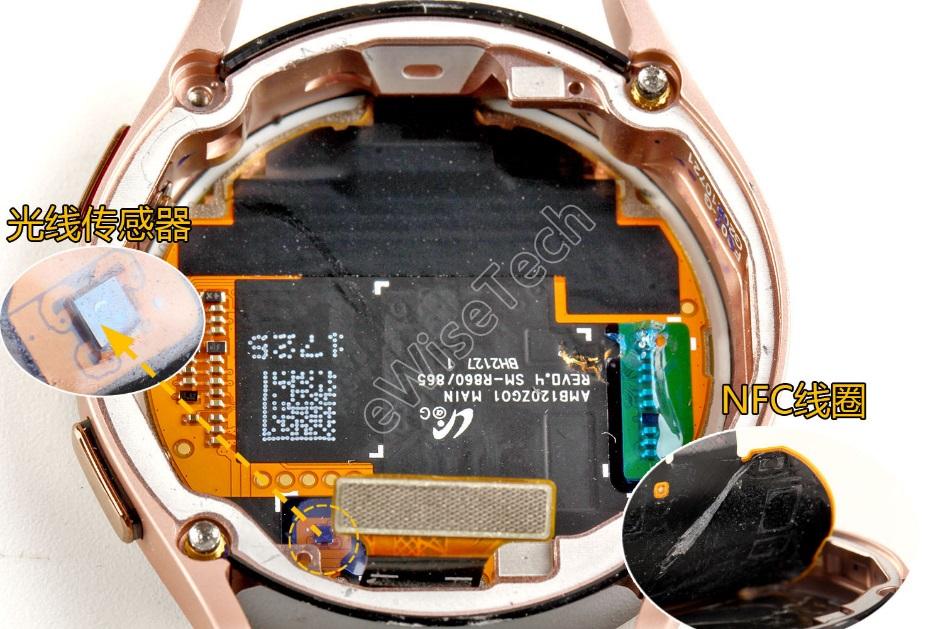 e拆解三星galaxywatch4蓝牙版能测体脂率是加了多少传感器