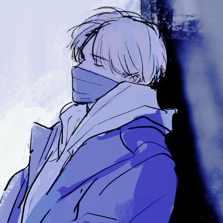 有没有好看的微丧的,蓝色系,动漫的男生头像? - 知乎