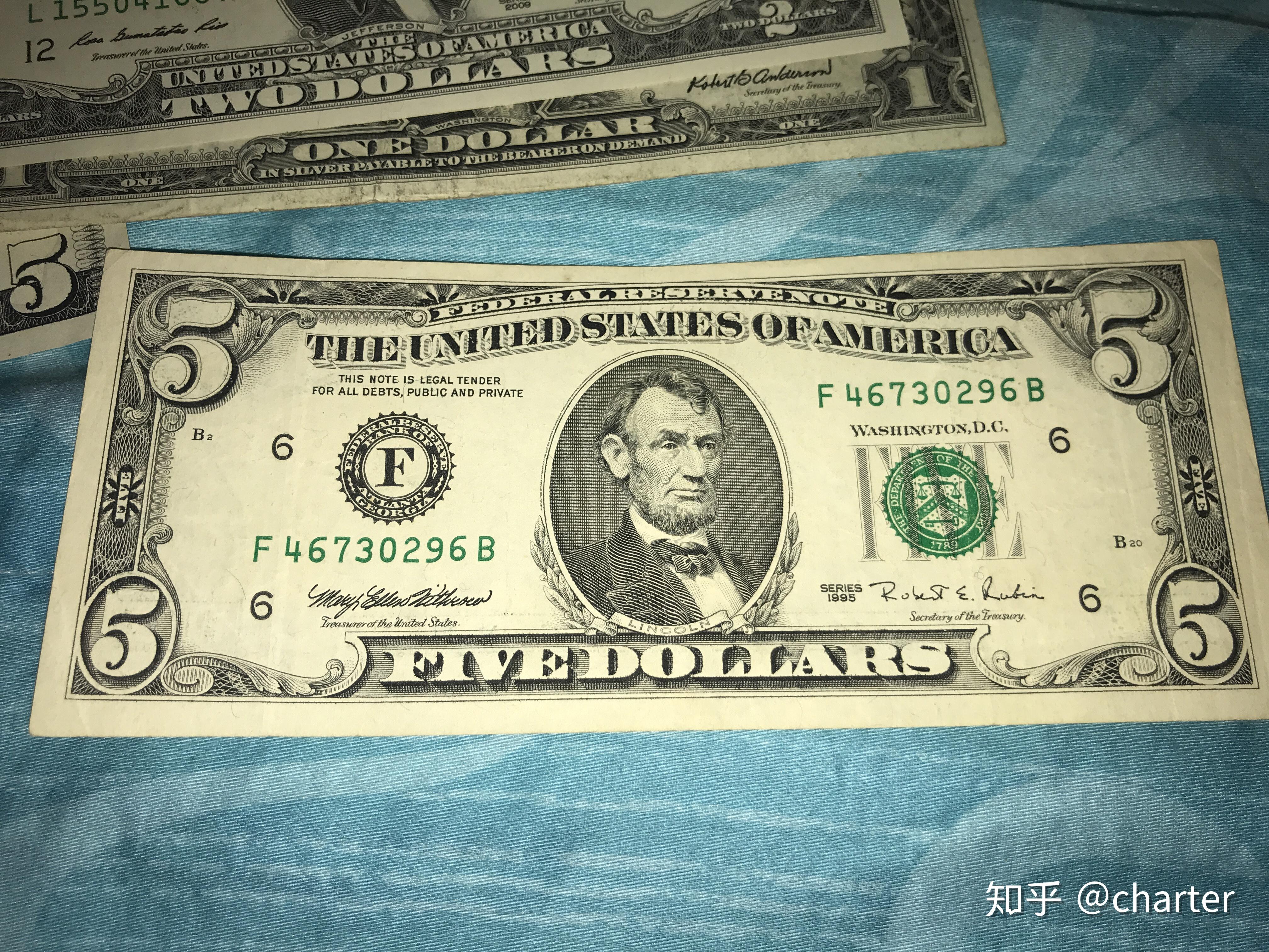 全新UNC彩版美国5美元林肯纸币（无47豹子号）_货币外国币_卓壹文化【7788收藏__收藏热线】