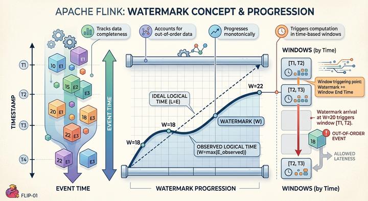 Flink知识点（四）｜Watermark（水位线） - 知乎