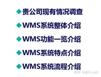 WMS解决方案介绍 - 知乎
