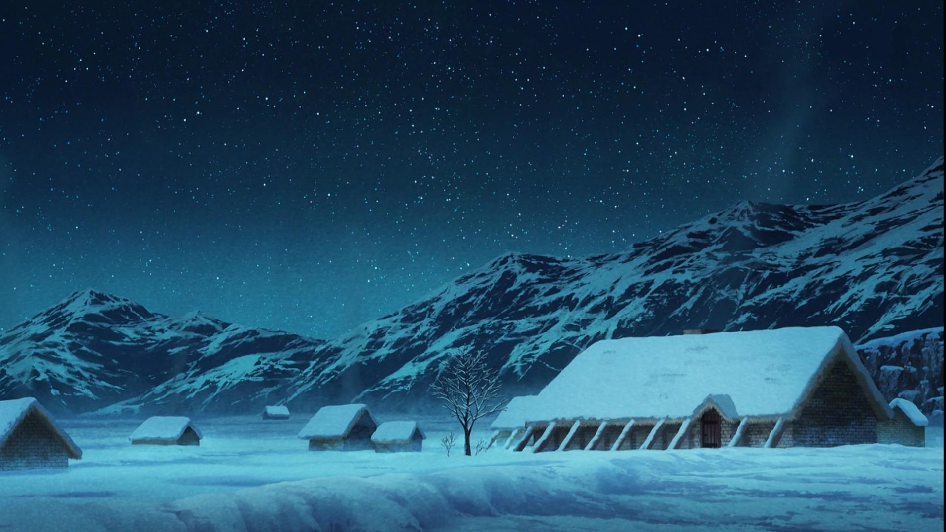 有没有唯美静谧的人物占比少的动漫电脑桌面壁纸