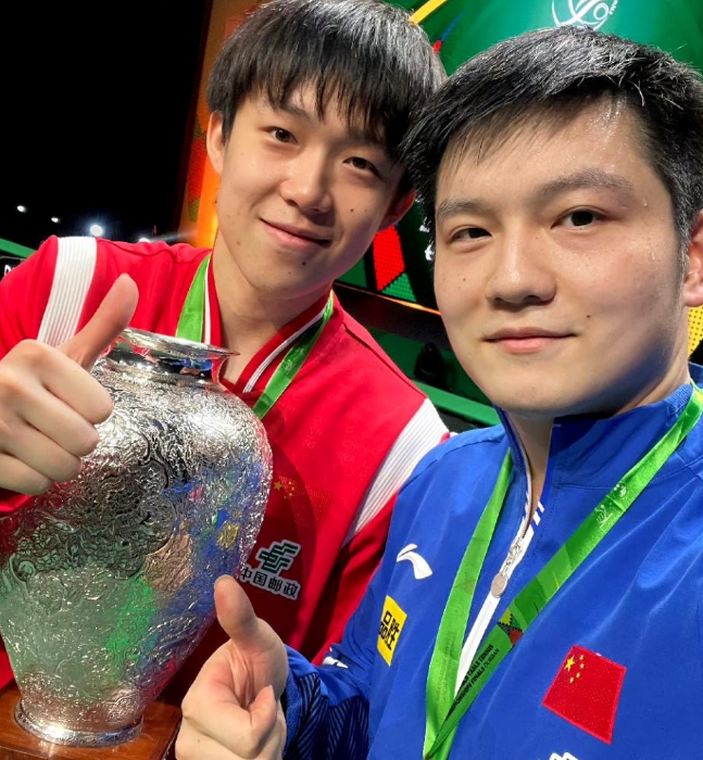世乒赛男单决赛名单产生樊振东力争卫冕王楚钦冲3冠王