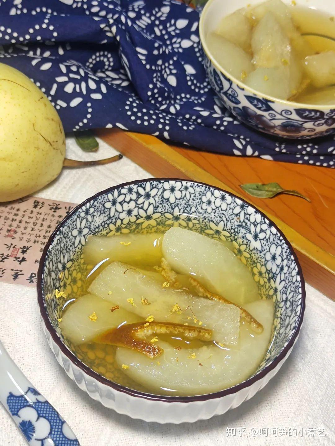 冬季寒冷多喝汤,教你做桂花陈皮炖梨,滋补好吃,暖心暖胃 - 知乎