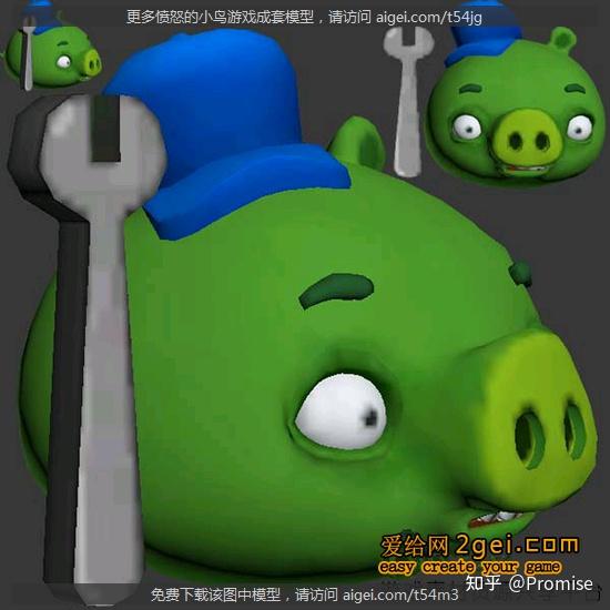 含泪整理最优质愤怒的小鸟游戏成套模型素材,你想要的这里都有!