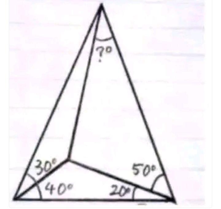 这样的三角形怎么求角度 知乎