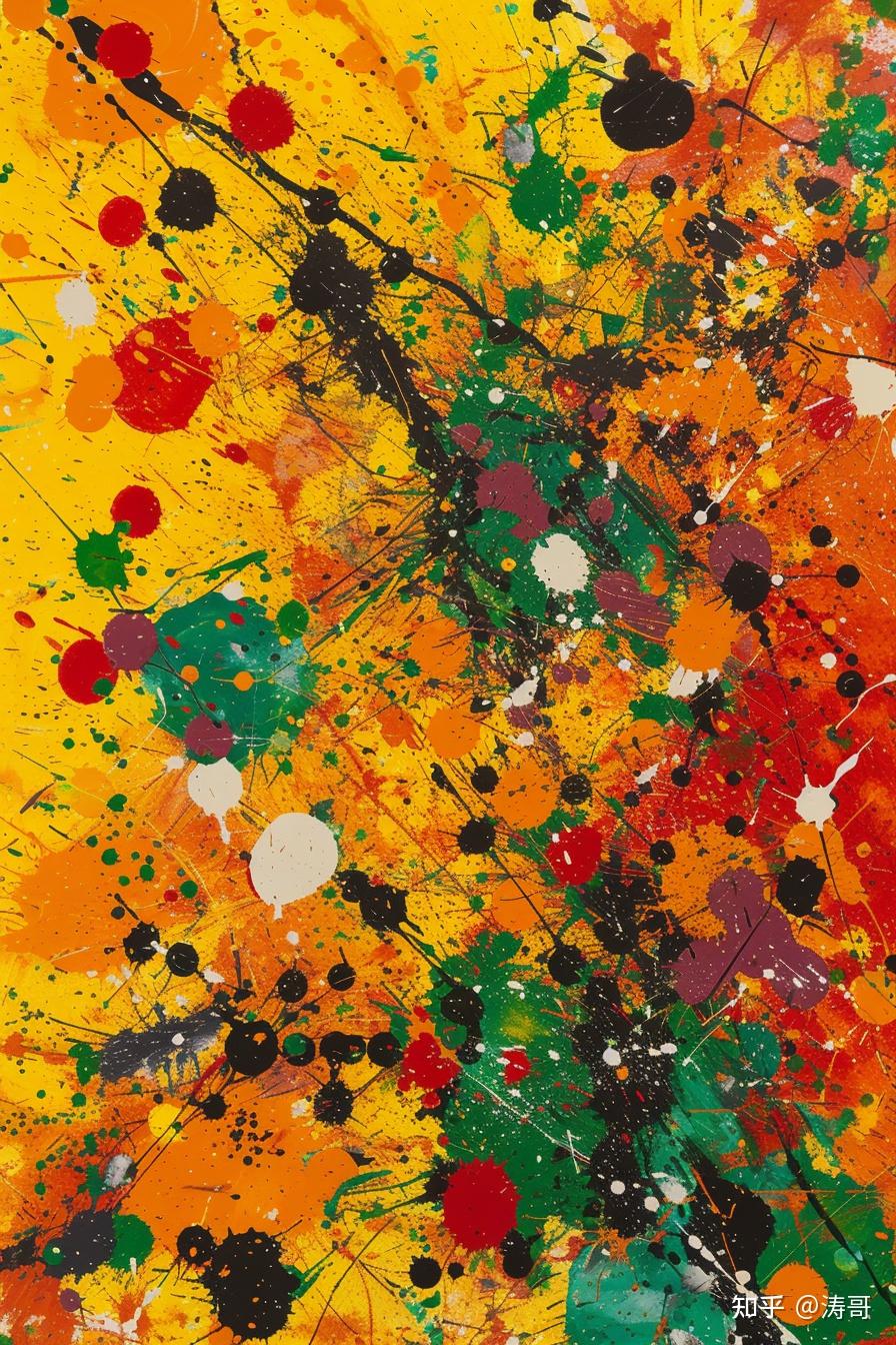 抽象表现主义（Abstract Expressionism）- Midjourney绘画探索 - 西方艺术风格之十四（14/16） - 知乎